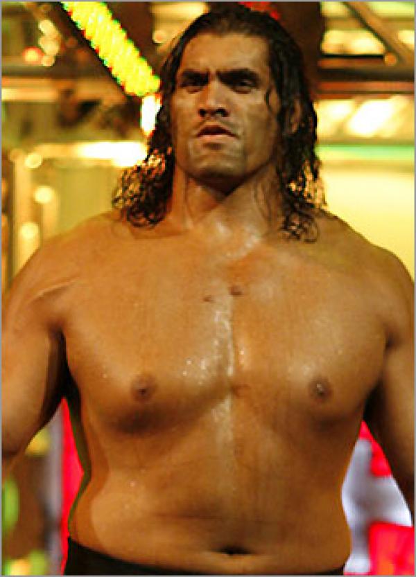 wwe khali fight